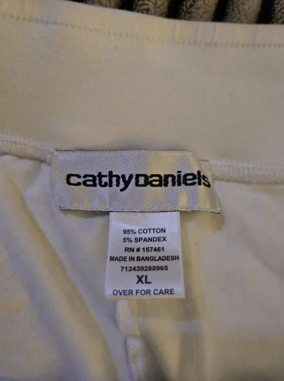 White Drawstring Casual Skort With Pockets